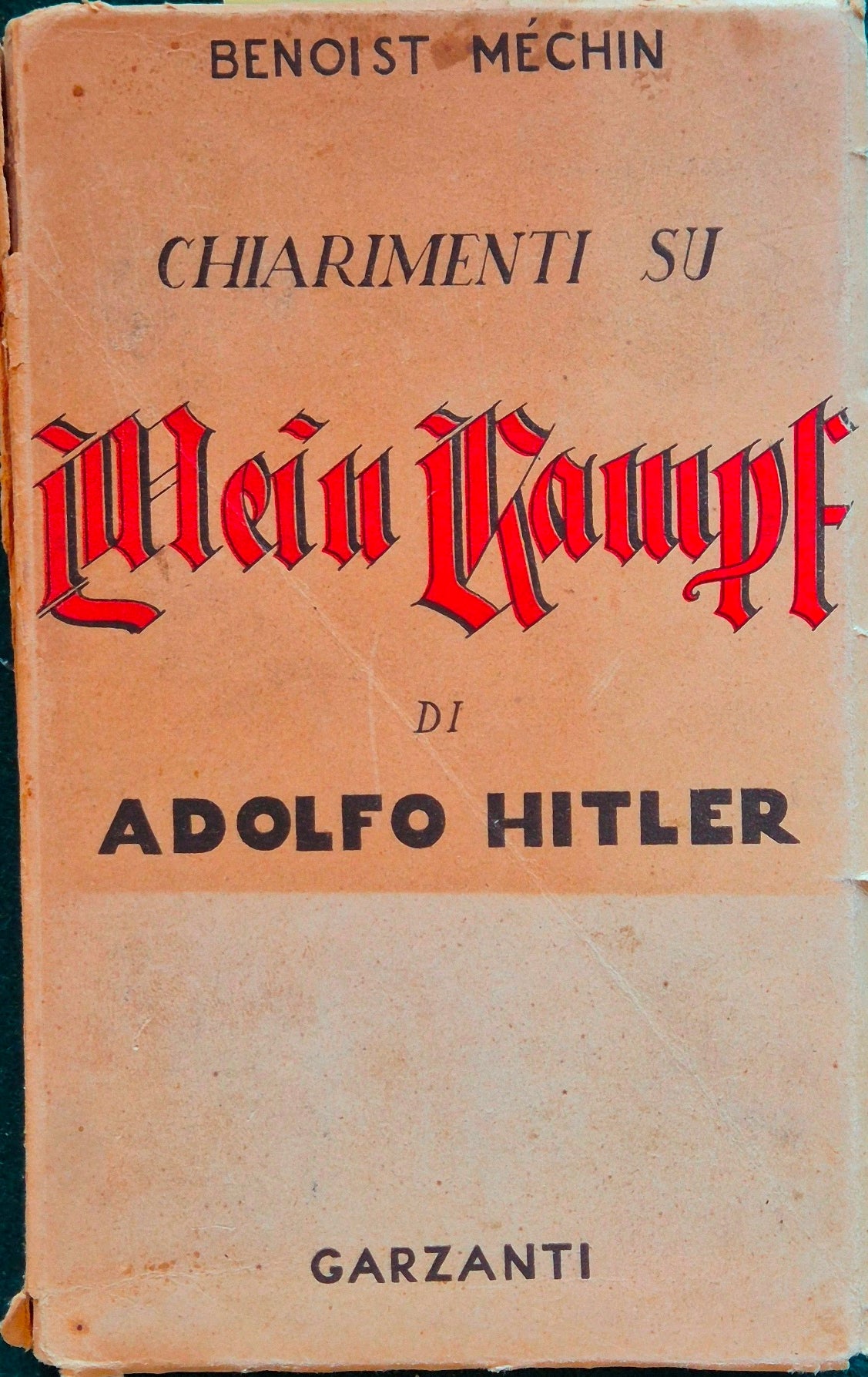 Chiarimenti su Mein Kampf di Adolfo Hitler