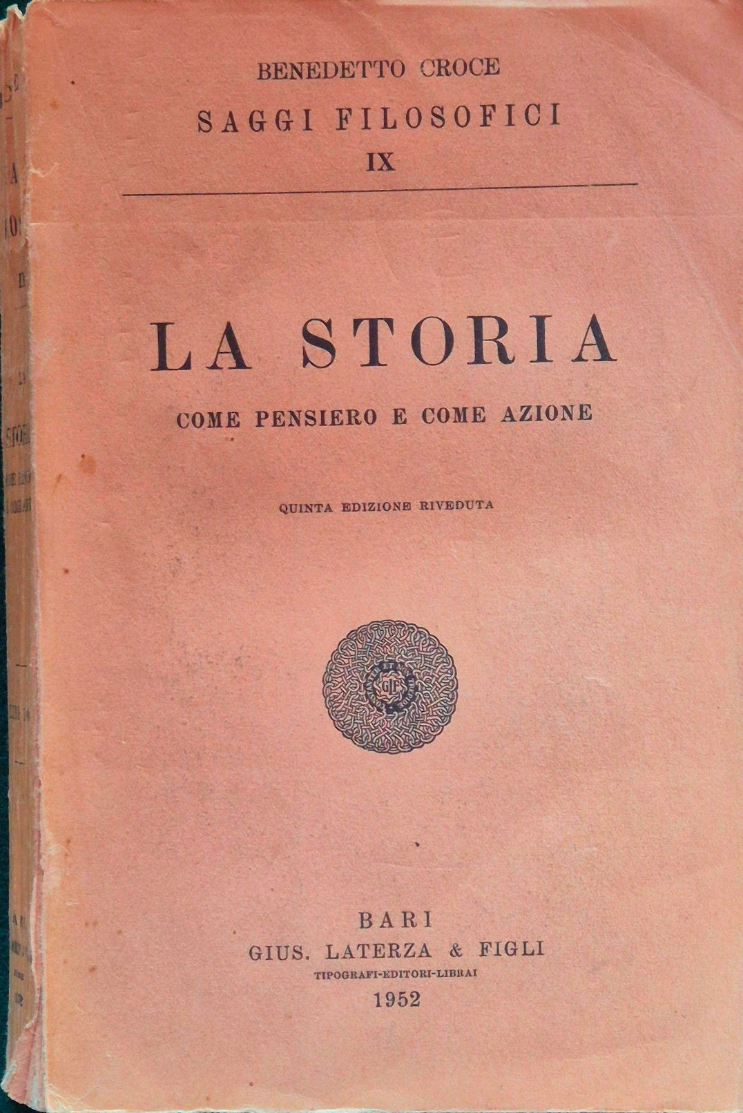 La storia come pensiero e come azione