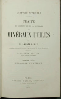 Traite du gisement et de la recherche des useful minerals