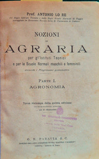 Nozioni di agraria