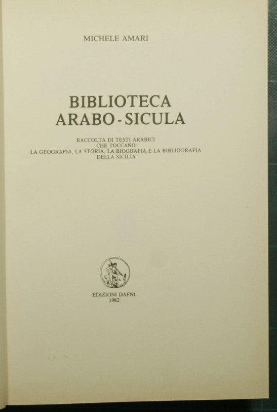 Biblioteca arabo - sicula