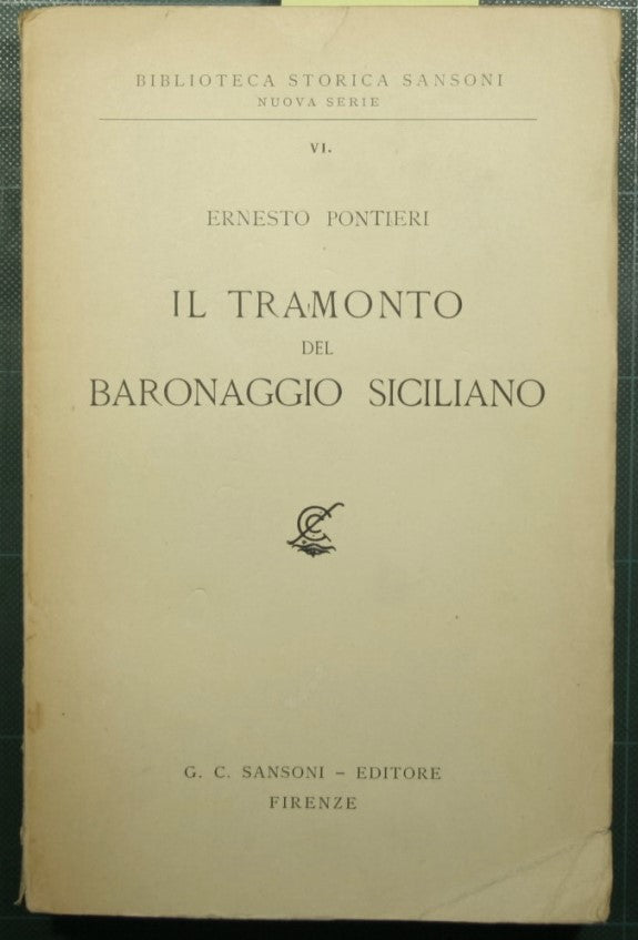 Il tramonto del baronaggio siciliano