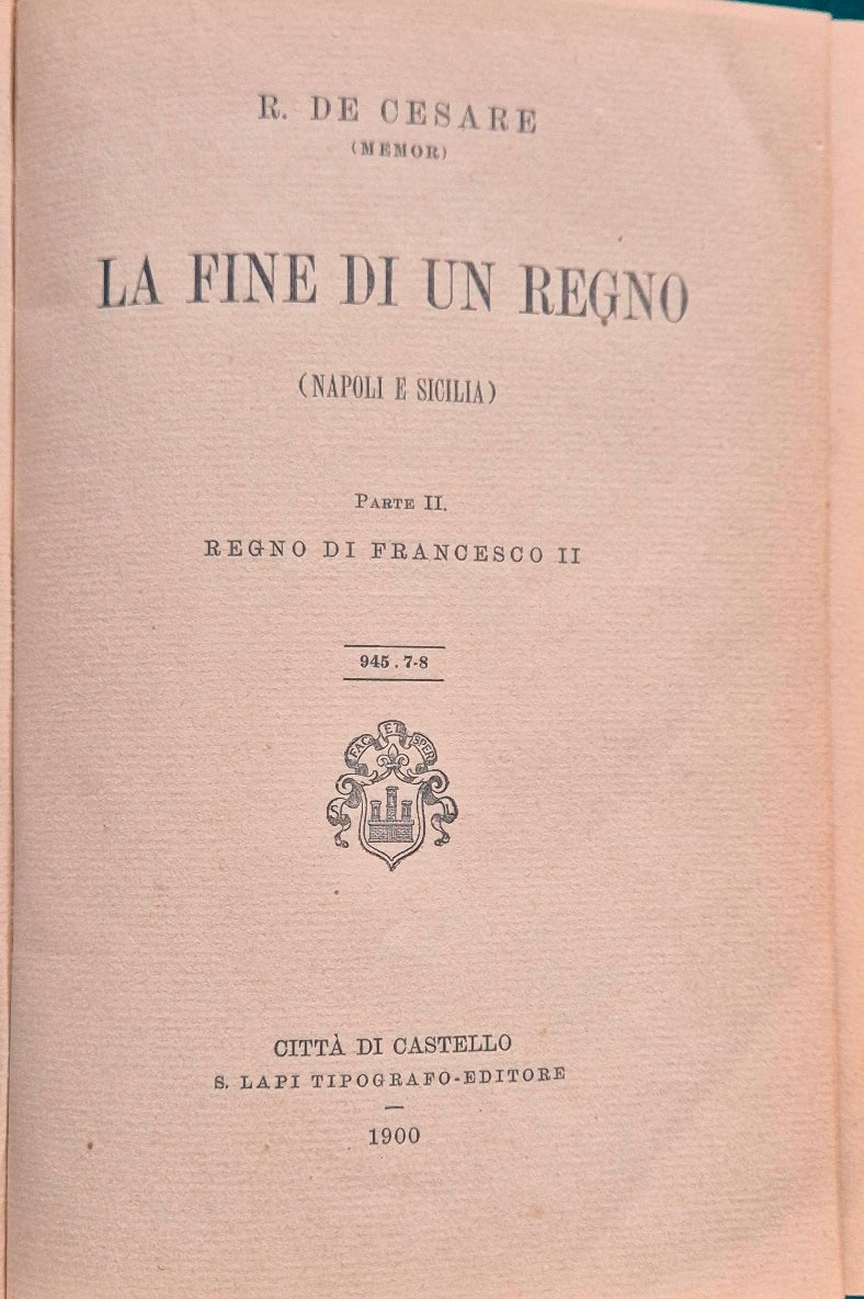 La fine di un Regno (Napoli e Sicilia)