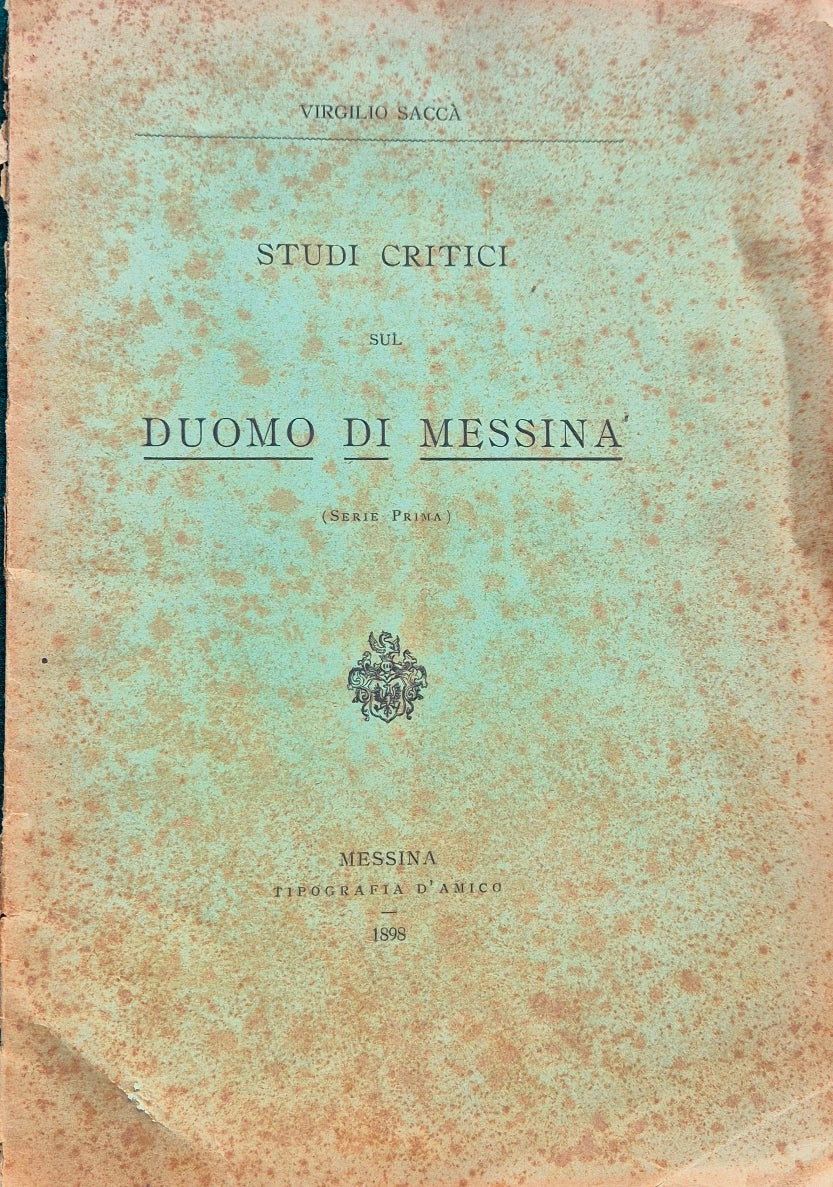 Studi critici sul duomo di Messina