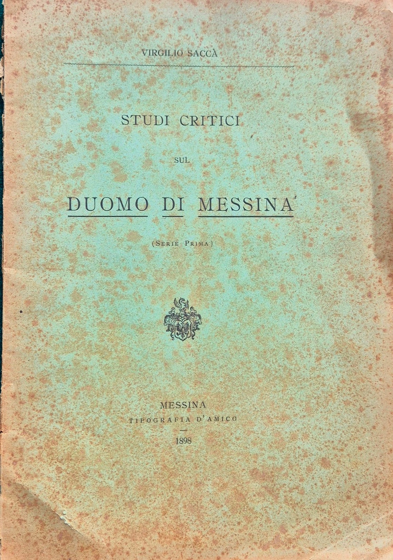 Studi critici sul duomo di Messina
