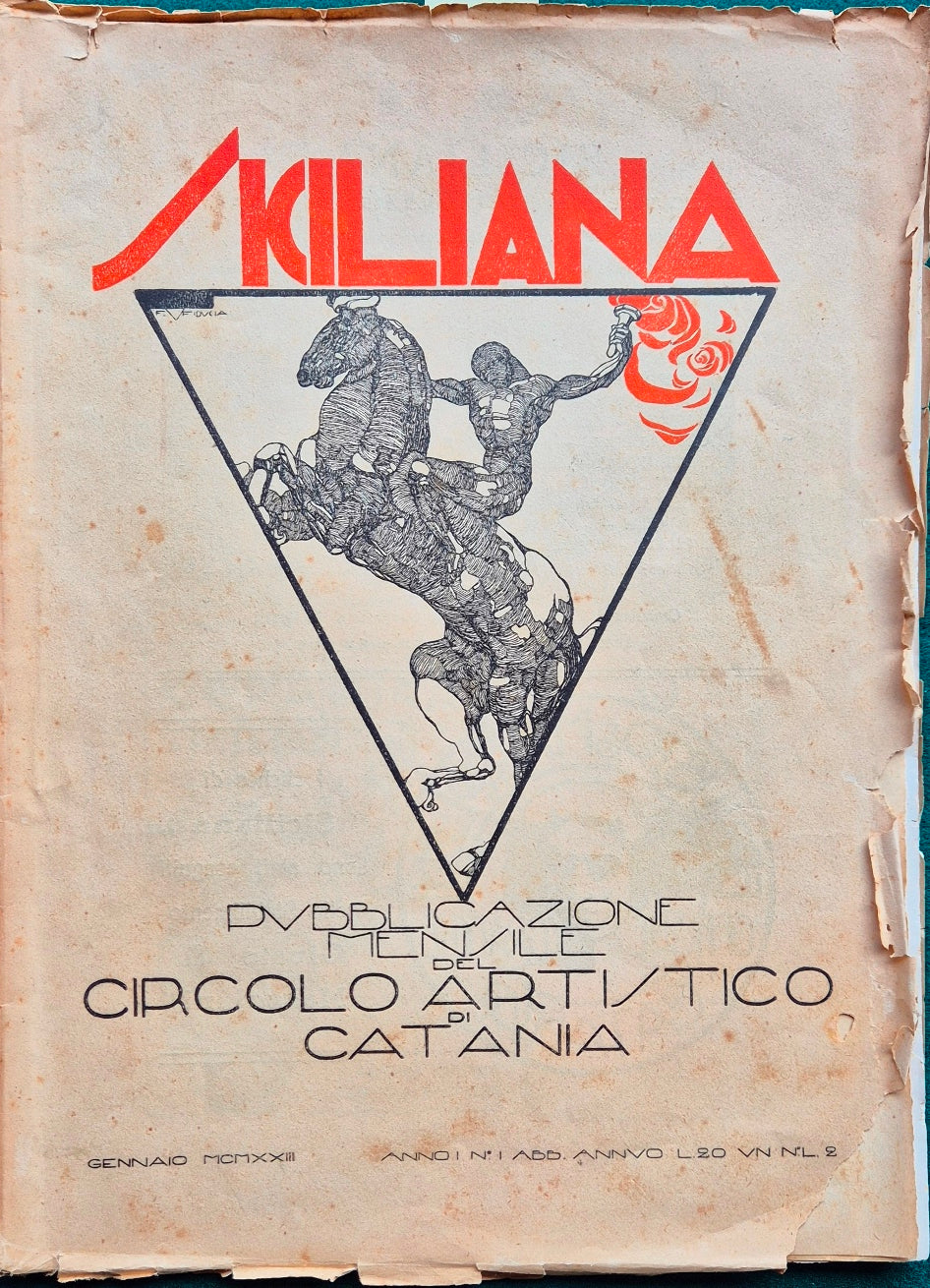 Siciliana - Anno I, N. 1 Gennaio 1923