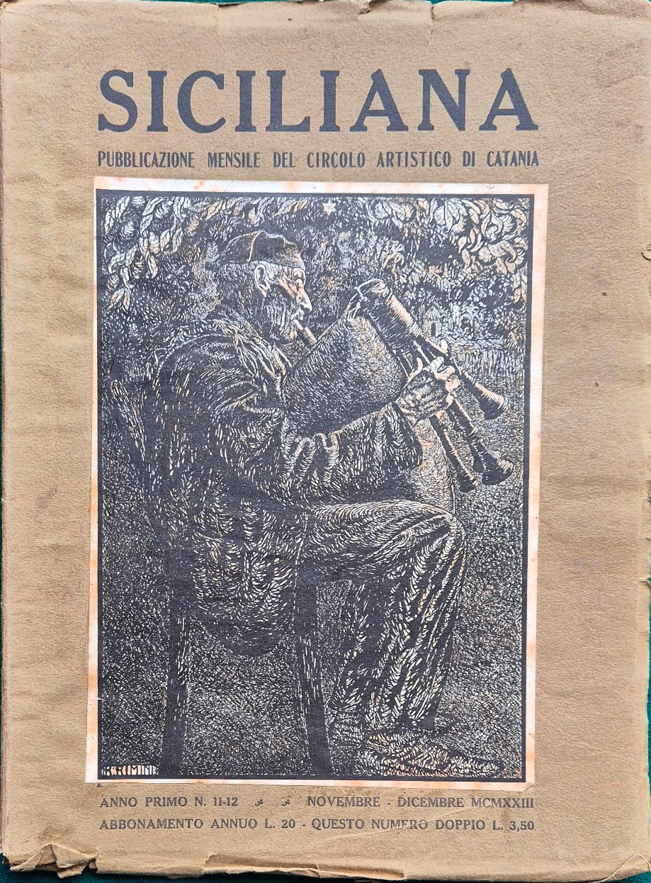 Siciliana - Anno I, N. 11-12 Novembre-Dicembre 1923