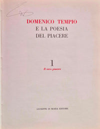 Domenico Tempio e la poesia del piacere