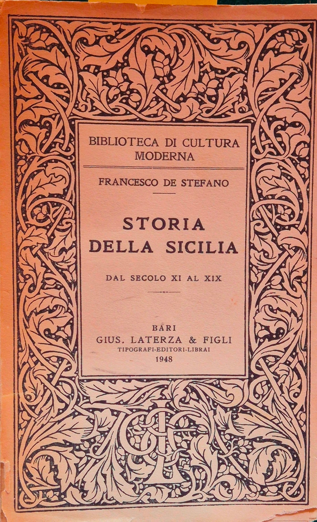 Storia della Sicilia Dal secolo XI al XIX