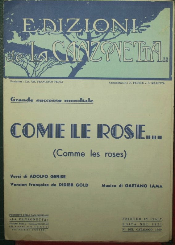 Like roses… (Comme les roses)