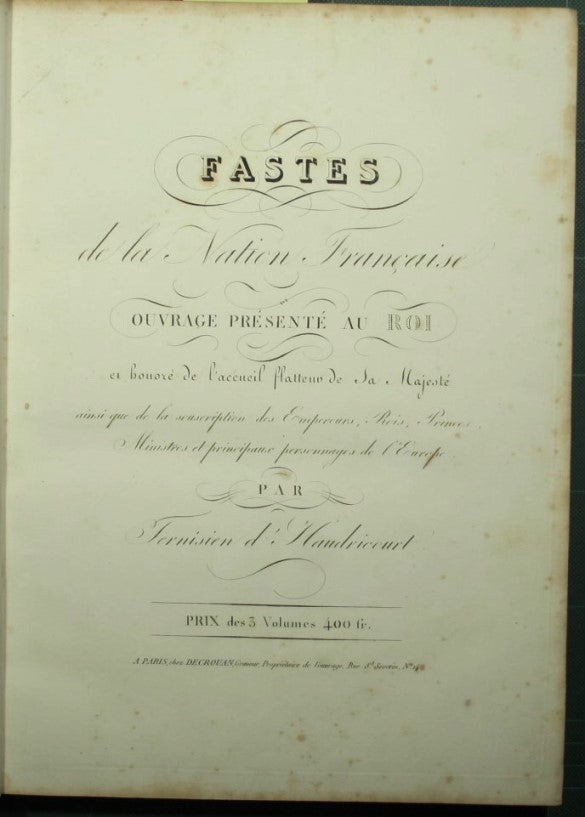 Fastes de la nation francaise - Vol. III