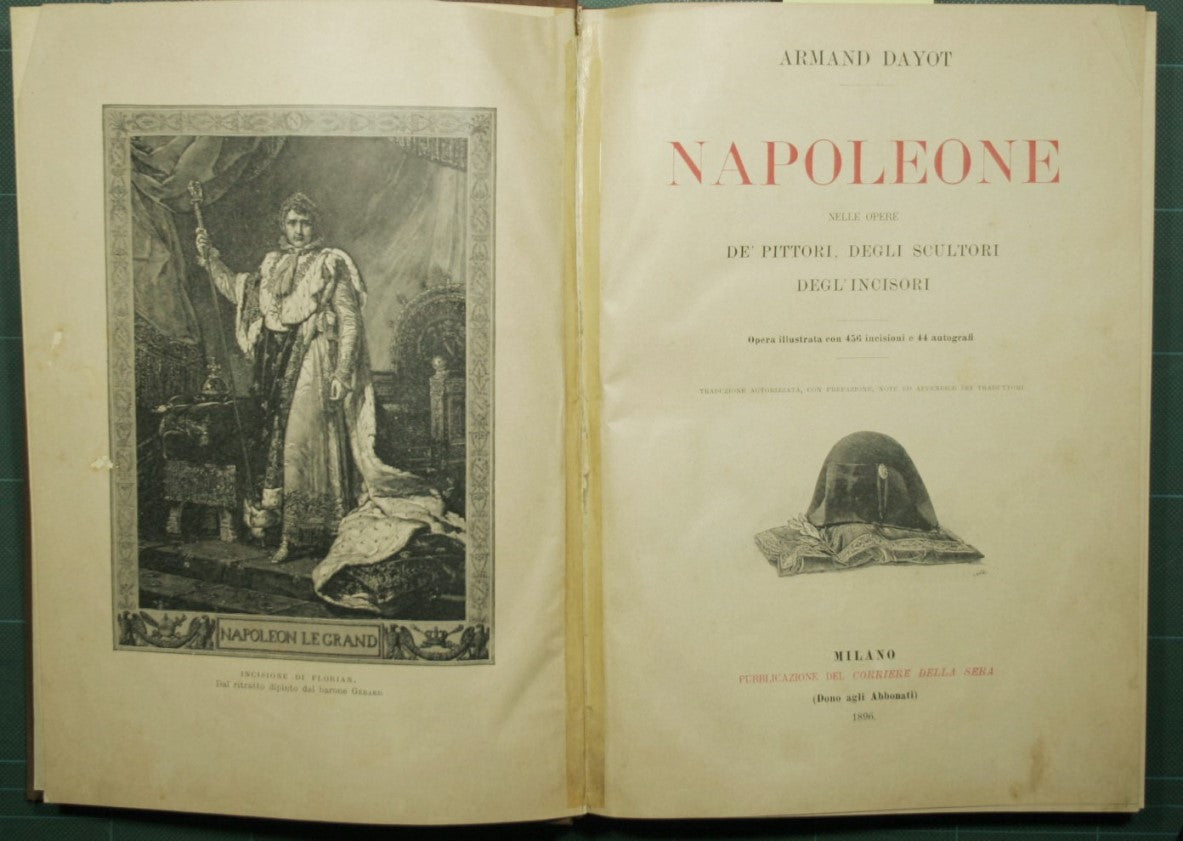 Napoleón en las obras de pintores, escultores y grabadores.