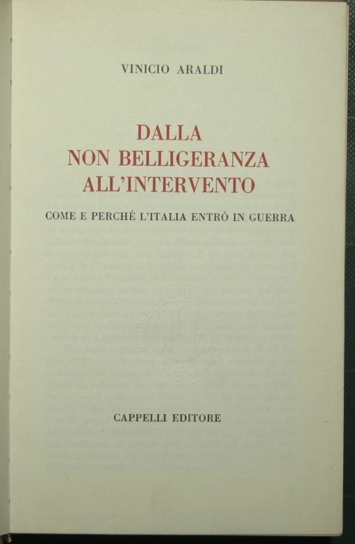 From non-belligerence to intervention