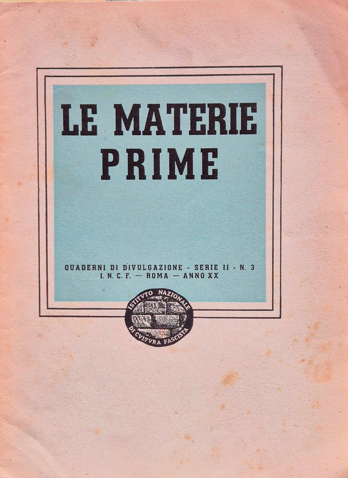 Le materie prime