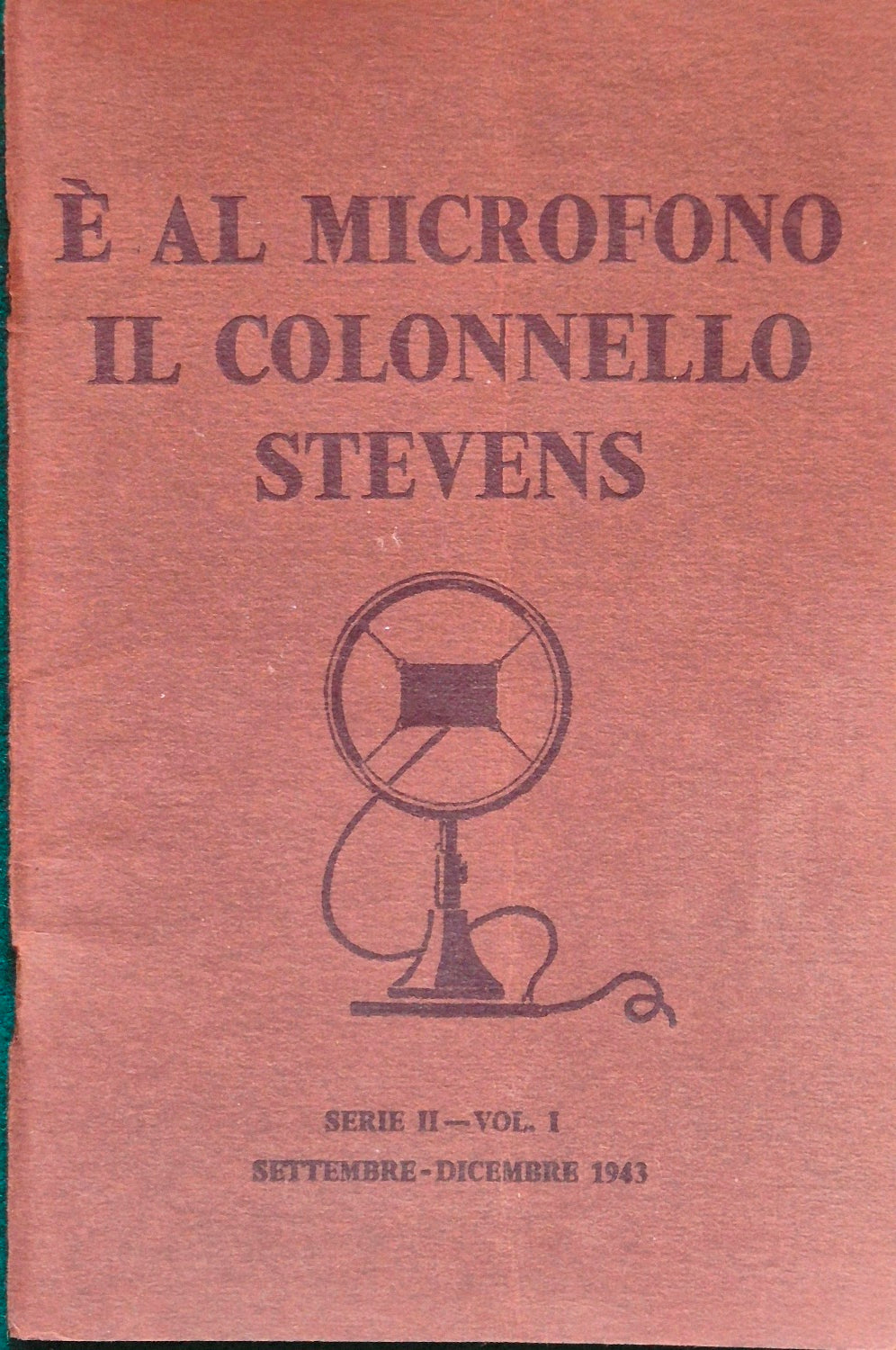 È al Microfono il Colonnello Stevens
