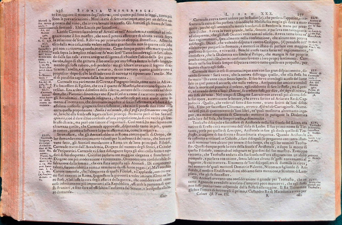 Storia universale sacra e profana. Dal principio del Mondo fino ai nostri giorni. Tomo terzo