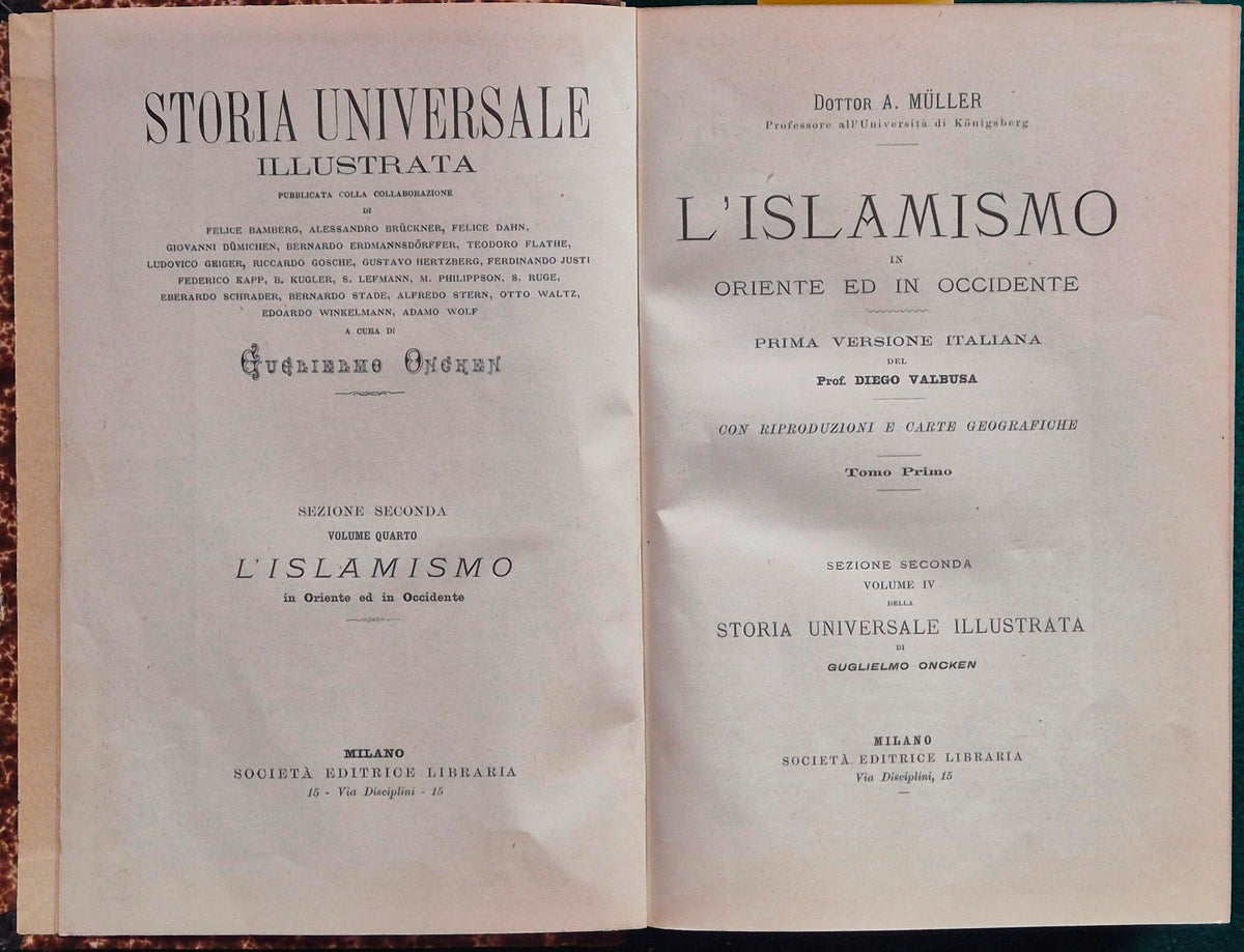 L'islamismo in Oriente ed in Occidente - Tomo I e II
