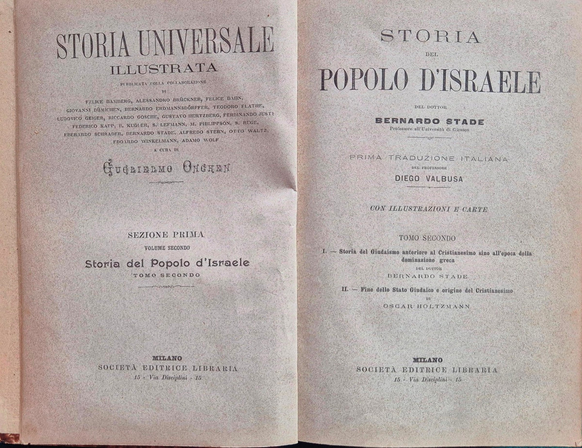 Storia del popolo d'Israele - Tomo II