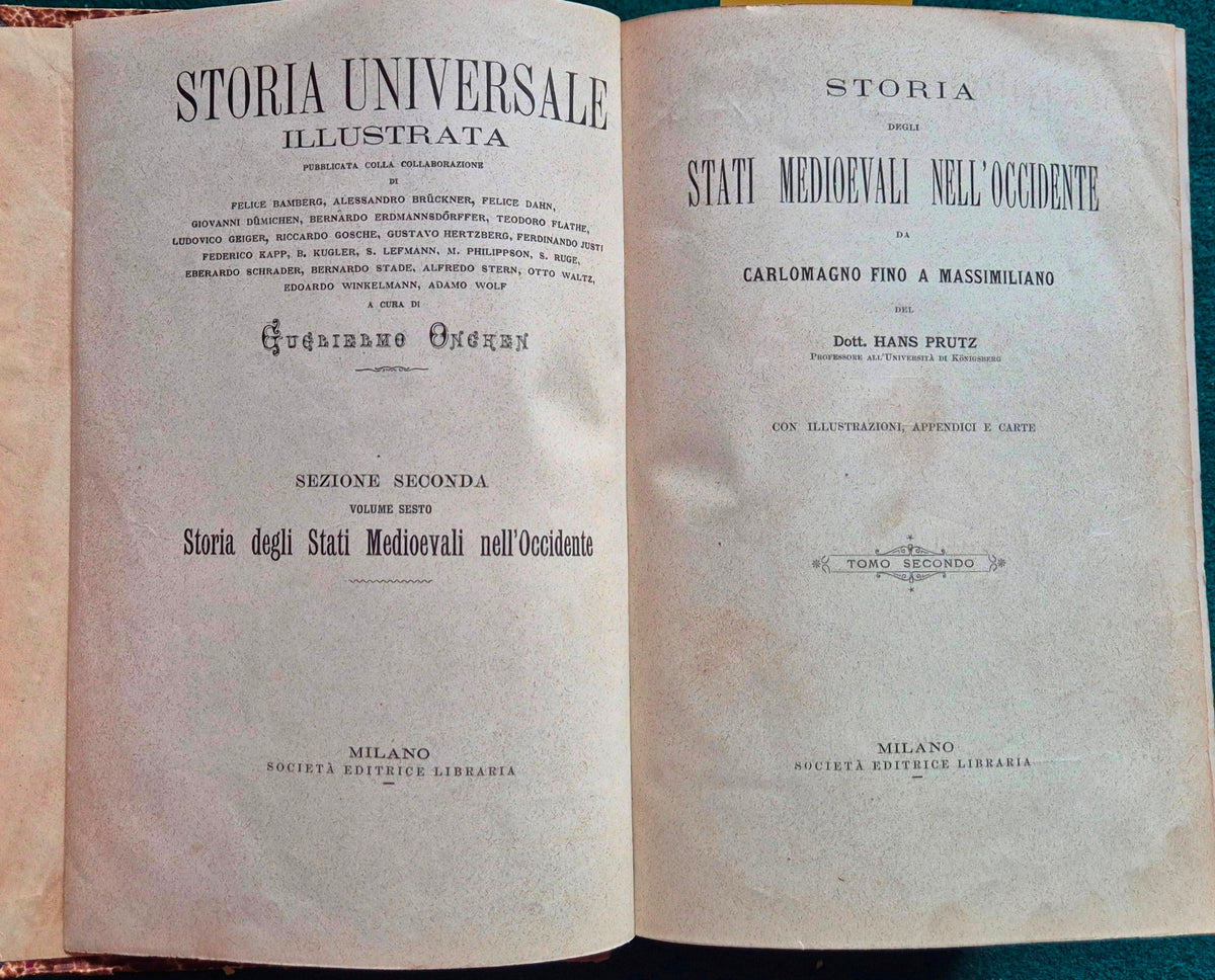 Storia degli Stati medioevali nell'Occidente da Carlomagno fino a Massimiliano - Tomo II