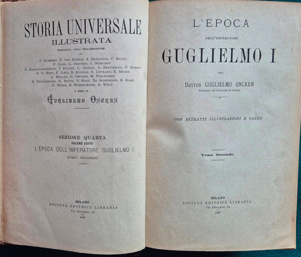 L'epoca dell'Imperatore Guglielmo I - Tomo II
