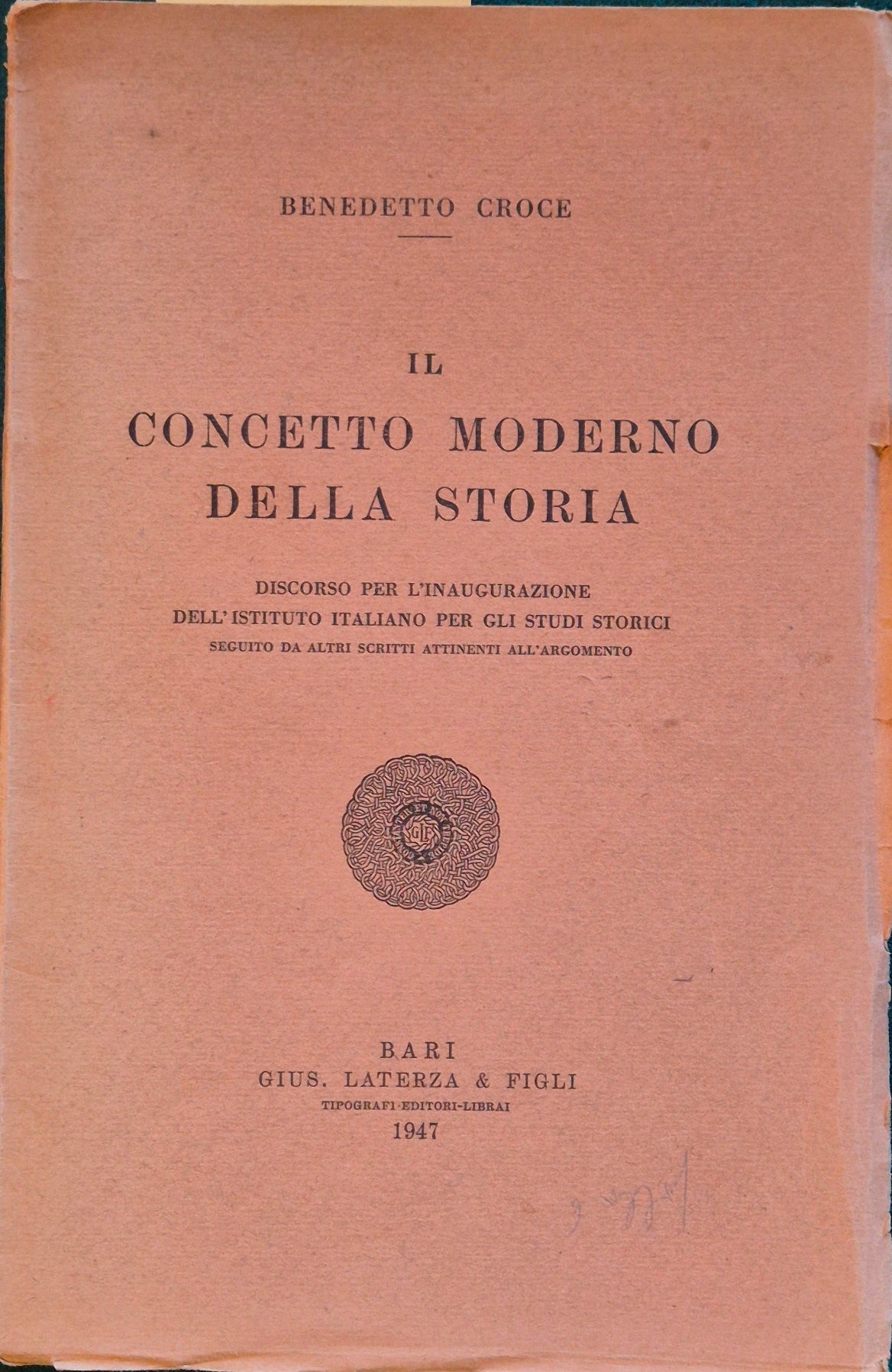 Il concetto moderno della storia