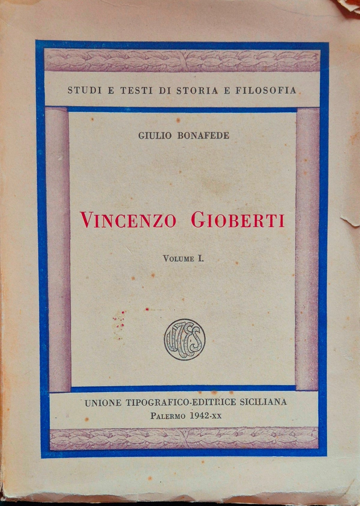 Vincenzo Gioberti - Vol. I