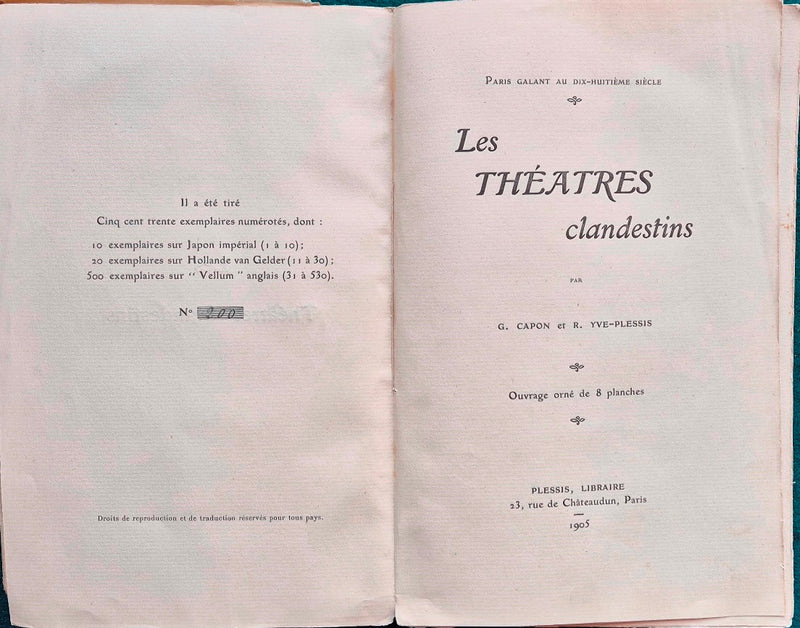 Les theatres clandestins