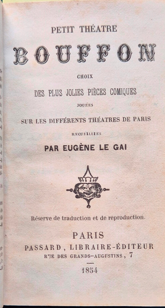 Petit theatre bouffon