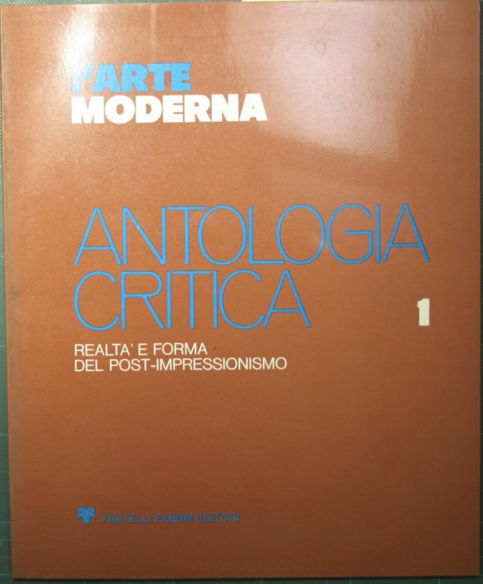 Arte Moderno. Antología crítica
