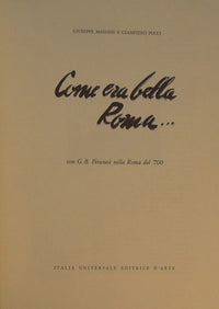 Come era bella Roma…