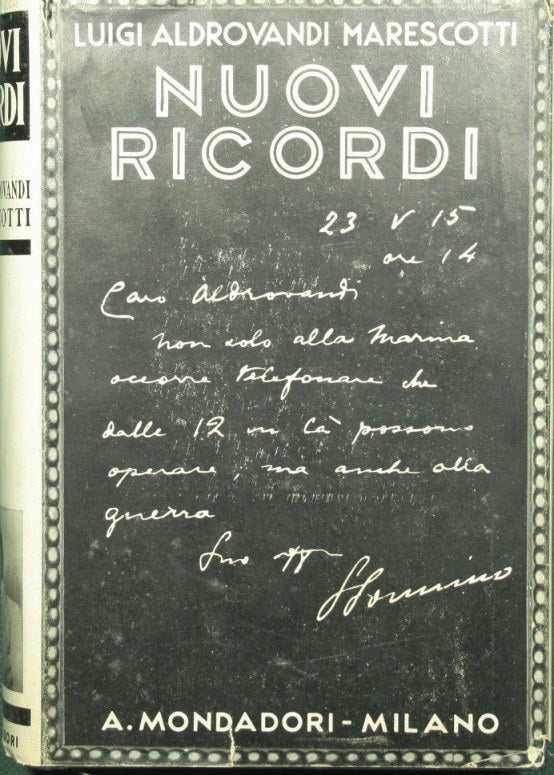 Nuovi ricordi e frammenti di diario