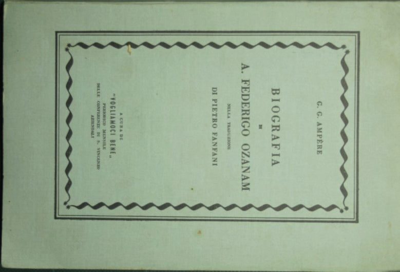 Biografia di A. Federigo Ozanam