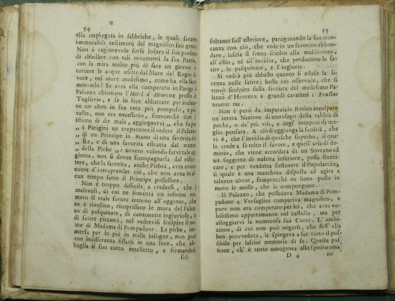 Memorie che servono alla vera storia di madama Poissons-d'Estiolles Marchesa di Pompadour