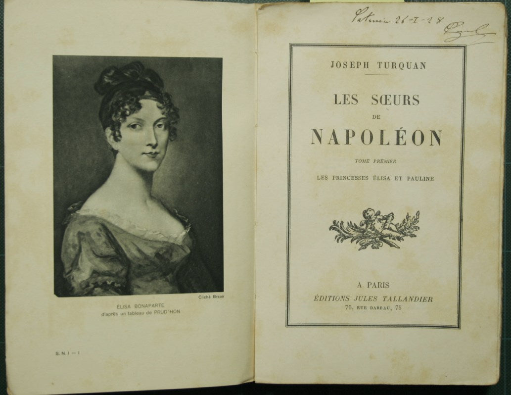 Las hermanas de Napoleón. Vol. yo