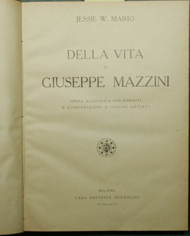 Of the life of Giuseppe Mazzini