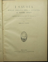 The Savoys from the origins of the dynasty to the present day