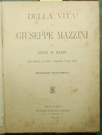 Della vita di Giuseppe Mazzini