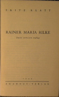 Rainer Maria Rilke