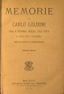 Memorias para la historia de su vida y de su teatro.