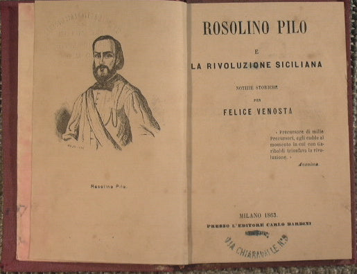Rosolino Pilo e la rivoluzione siciliana