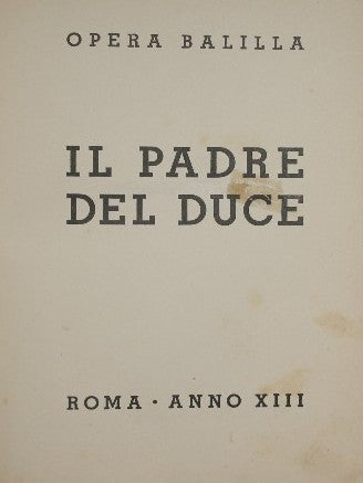 Il padre del duce