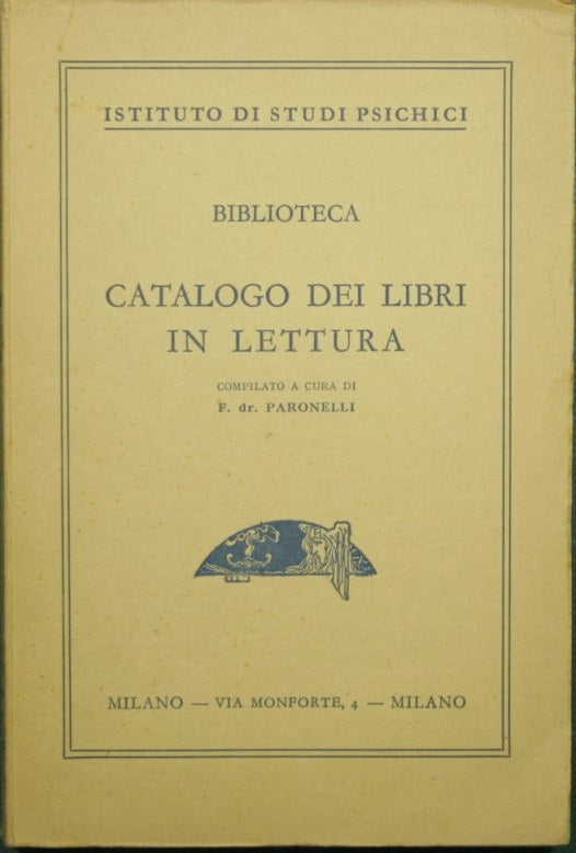 Catalogo dei libri in lettura