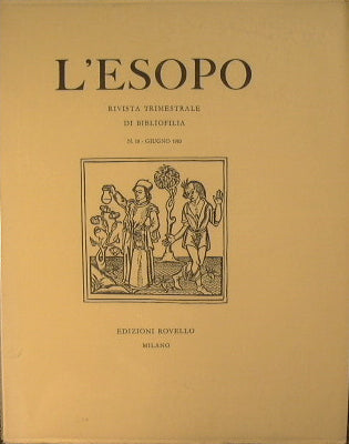 L'Esopo. Rivista Trimestrale di Bibliofilia. Annata 1983