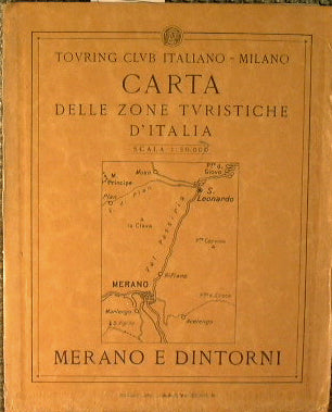 Carta delle zone turistiche d'Italia - Merano e dintorni