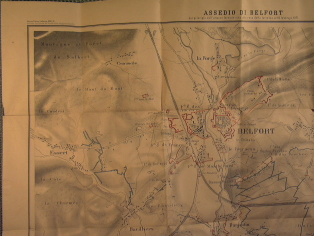 Guerra franco tedesca 1870-71. L'assedio di Belfort fino alla metà del gennaio 1871.