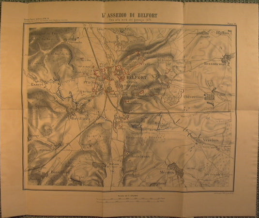 Guerra Franco Tedesca 1870-71 Assedio di Belfort dal principio dell'attacco formale sino alla resa della fortezza al 18 febbraio 1871