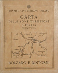 Carta delle zone turistiche d'Italia - Bolzano e dintorni