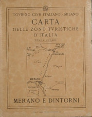 Carta delle zone turistiche d'Italia - Merano e dintorni
