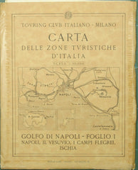 Carta delle zone turistiche d'Italia. Golfo di Napoli - Foglio I: Napoli, il Vesuvio, i Campi Flegrei, Ischia