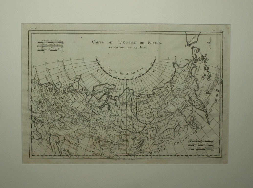 Carte de l'Empire de Russie en Europe et en Asie - Analyse succincte de L'atlas dressé